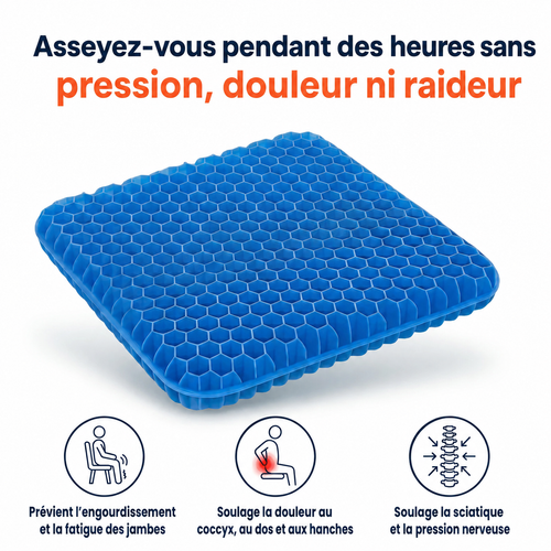 Coussin d'Assise Anti Mal de Dos - Zenassi™